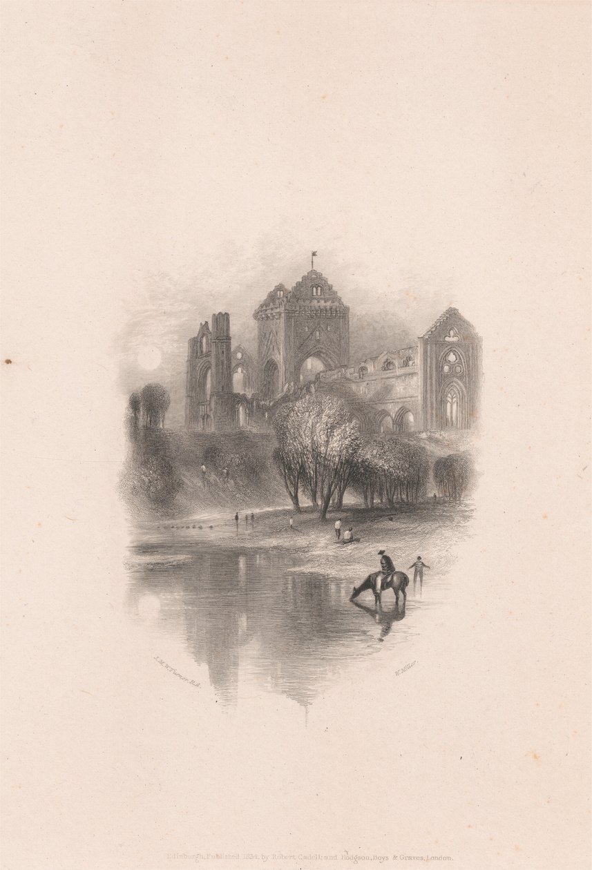 Nueva Abadía, cerca de Dumfries de William Miller