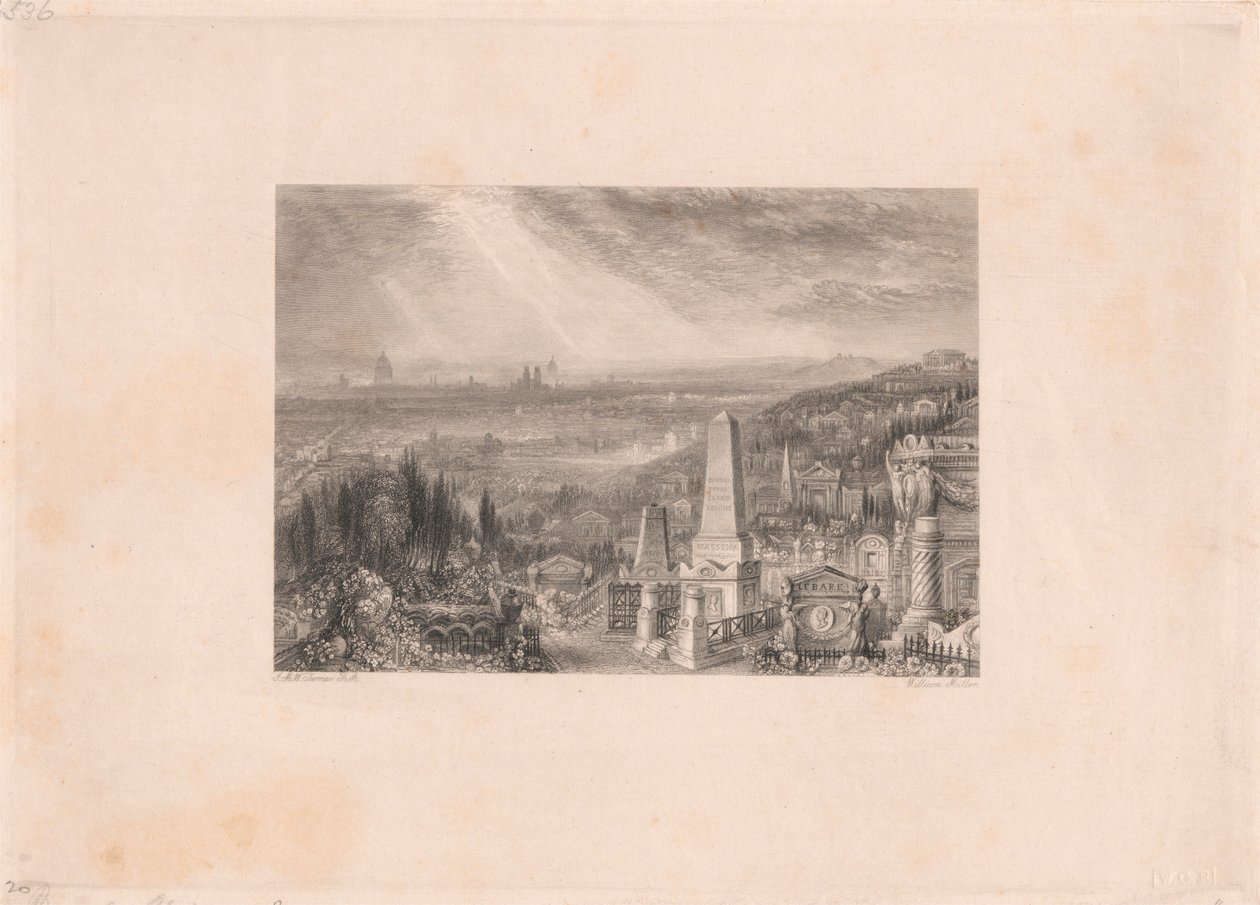 París desde Pere-la-Chaise de William Miller