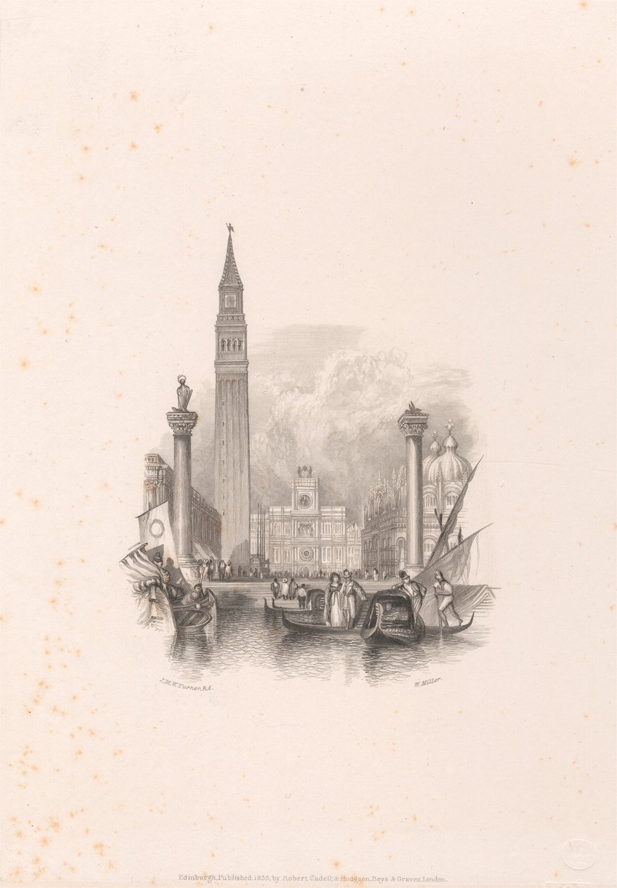Venecia - El Campanile de William Miller