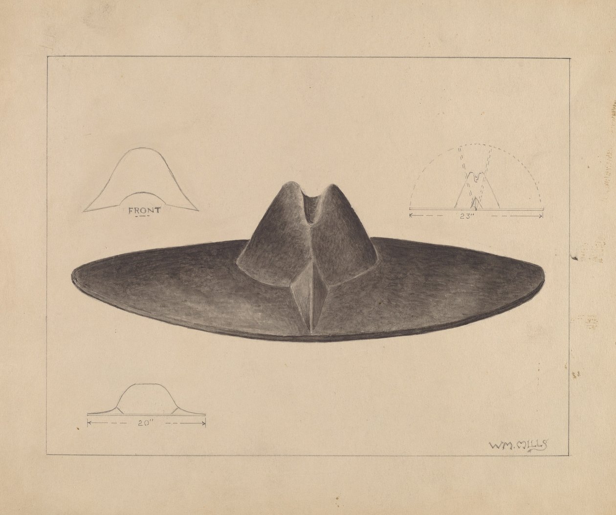 Sombrero de hombre de William Mills