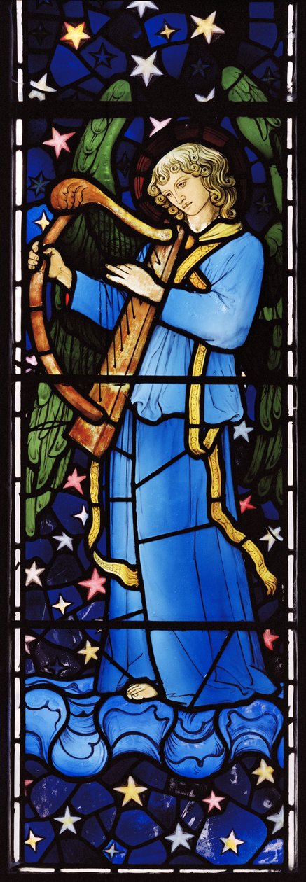 Ángel músico de William Morris