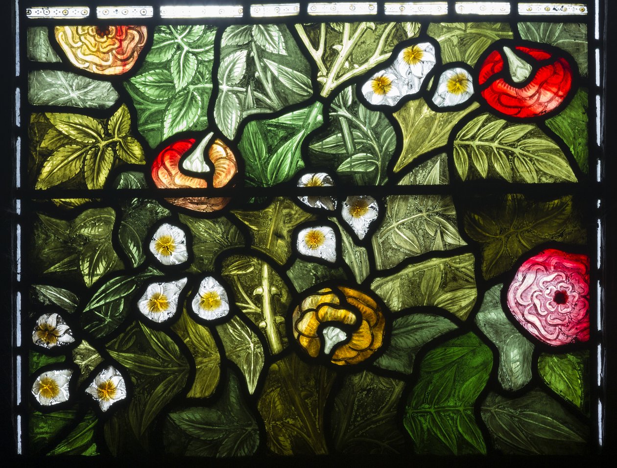 Detalle floral de William Morris