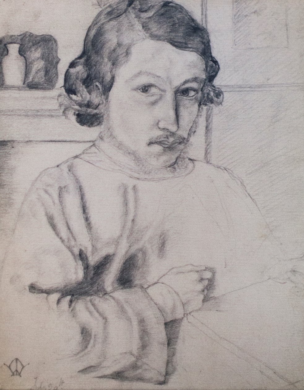 Morris como se veía a sí mismo, a los 22 años de William Morris