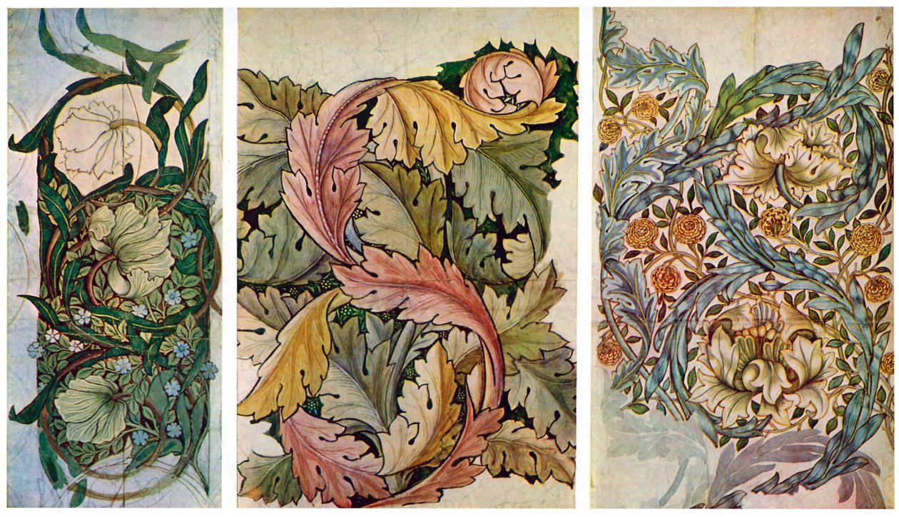 Dibujos de trabajo de William Morris 1834-1896, 1934 de William Morris