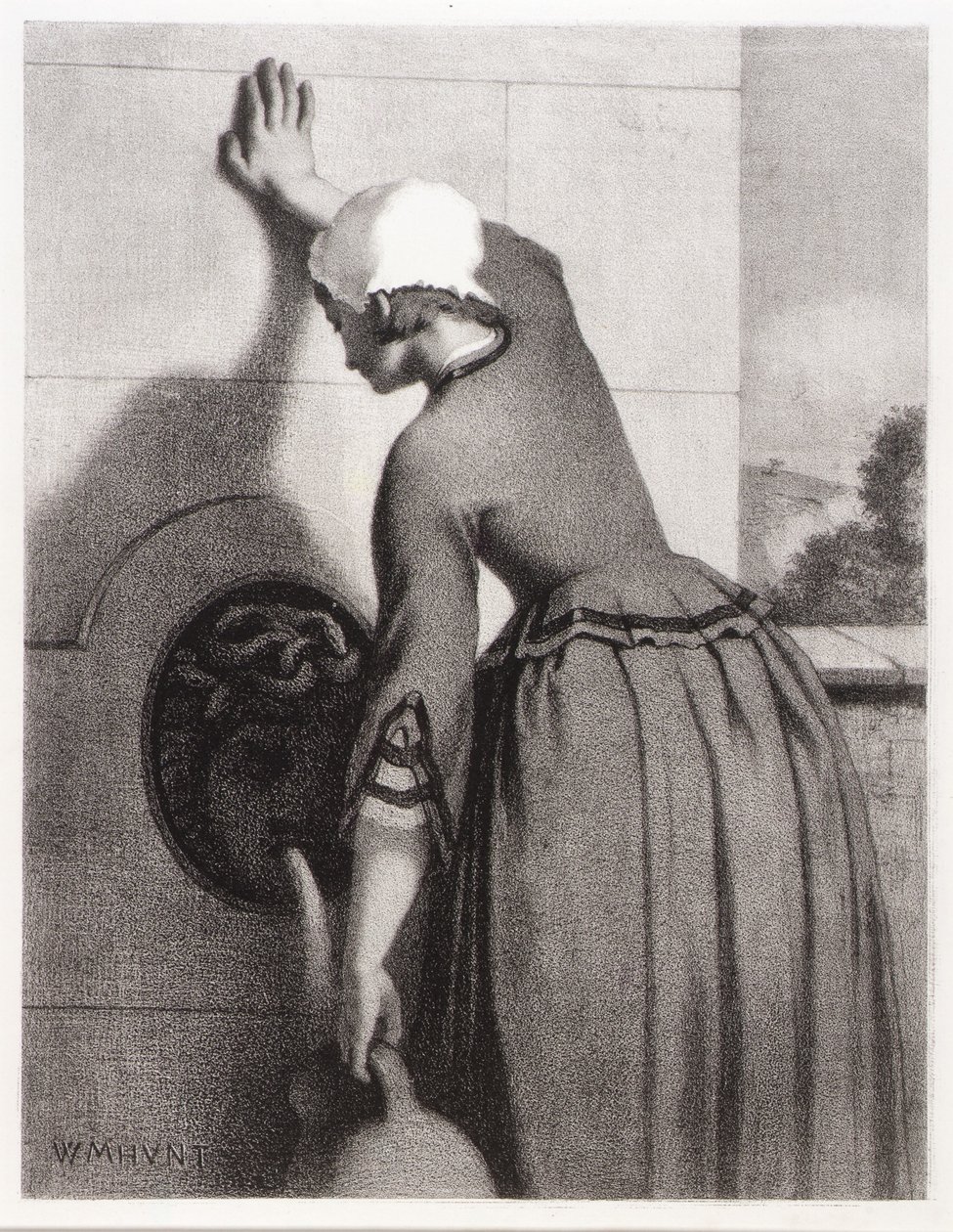 La chica de la fuente de William Morris Hunt