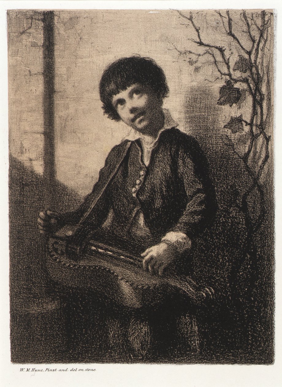 El niño del organillo de William Morris Hunt