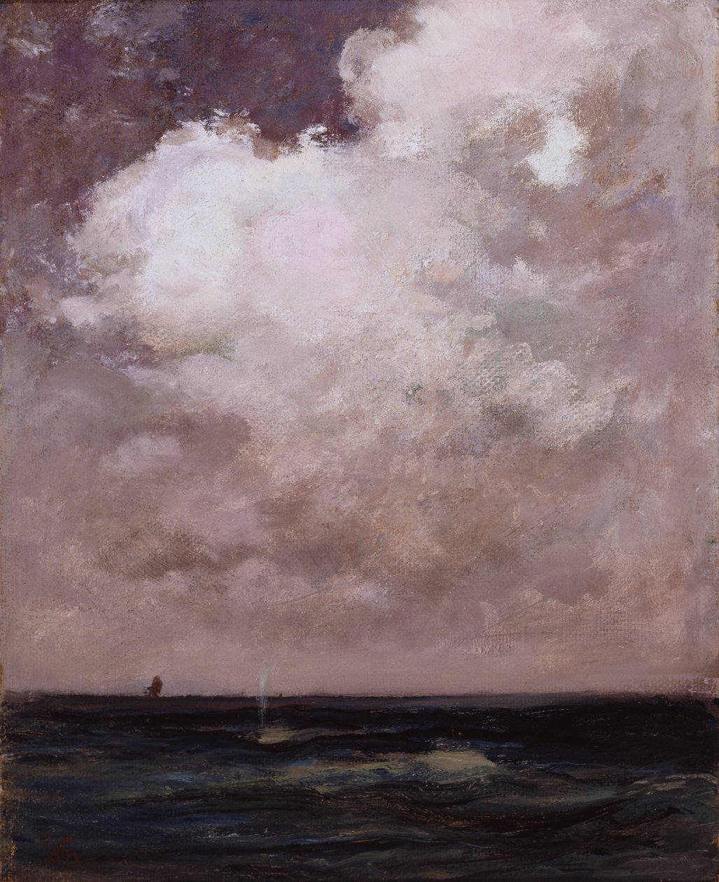 La ballena que escupe de William Morris Hunt