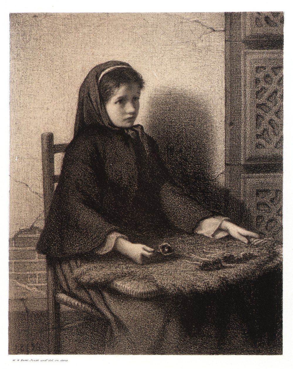Chica Violeta de William Morris Hunt