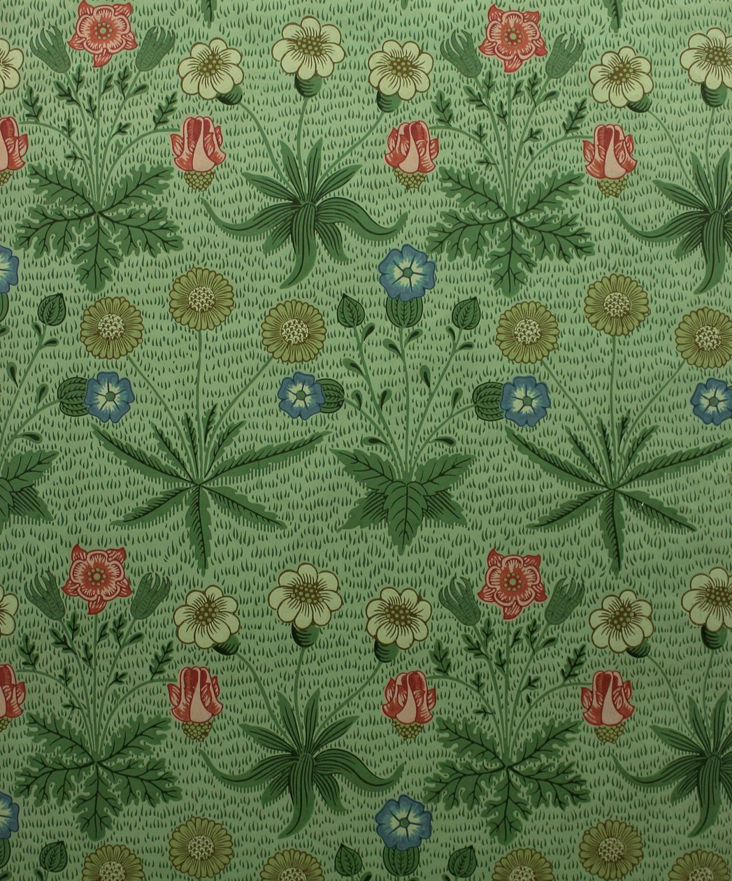 Daisy Marguerite, papel pintado en bloque, 1862 de William Morris Tapestry Works