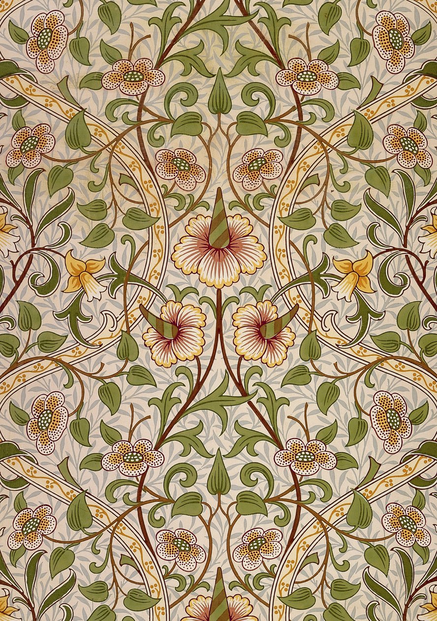 Tela decorativa, 1876-1890 de William Morris Tapestry Works