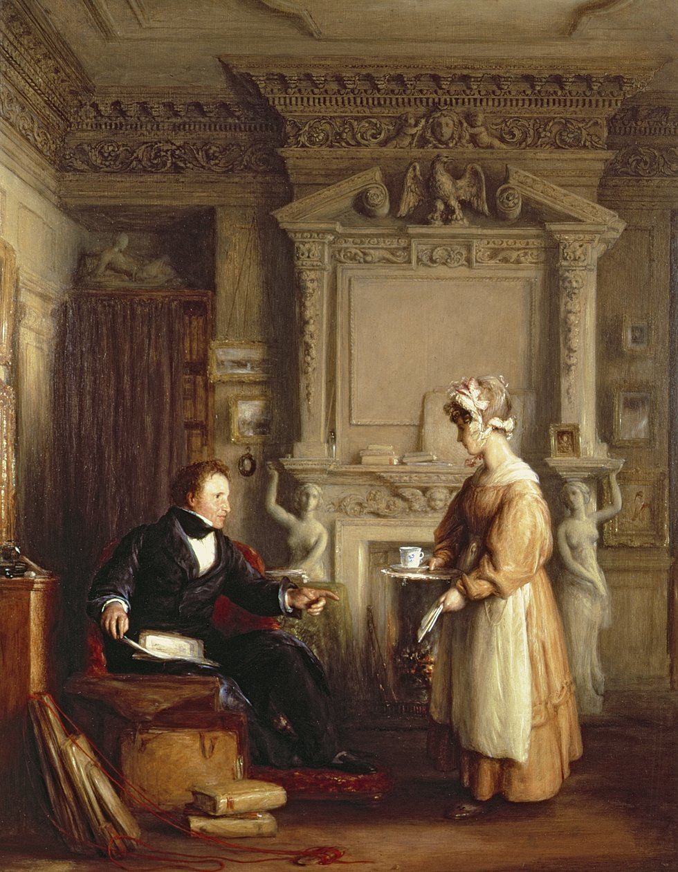 Coleccionista de arte John Sheepshanks y un sirviente doméstico de William Mulready