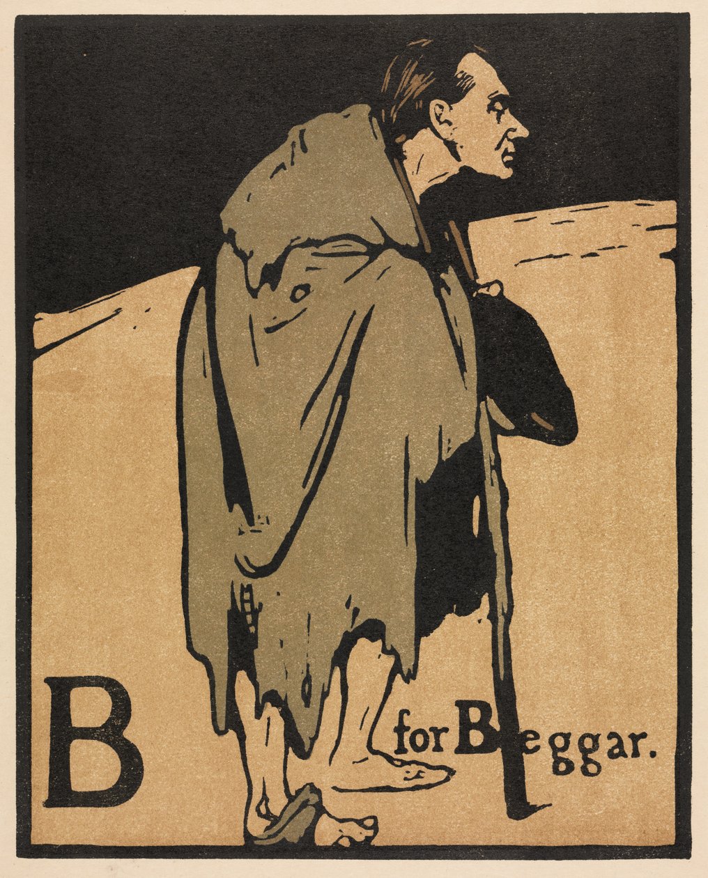 Un alfabeto: B es para mendigo de William Nicholson
