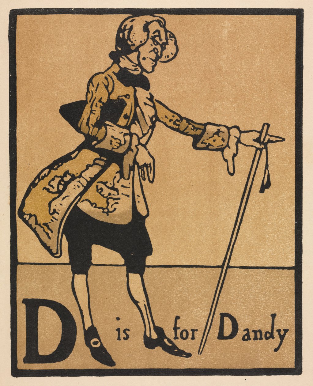 Un alfabeto: D es para Dandy de William Nicholson