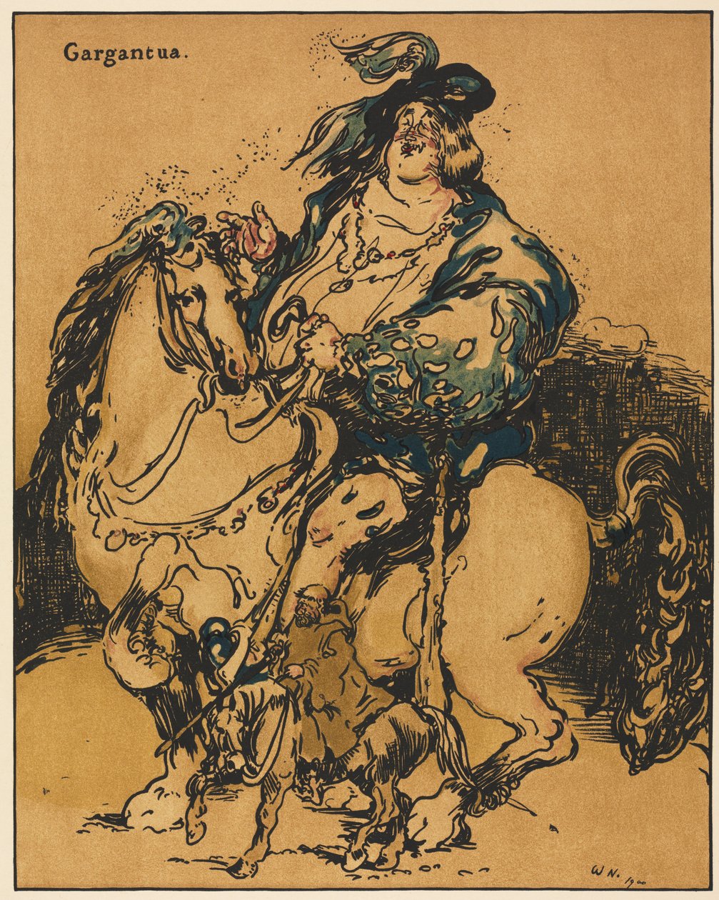 Personajes de Romance: Gargantua de William Nicholson