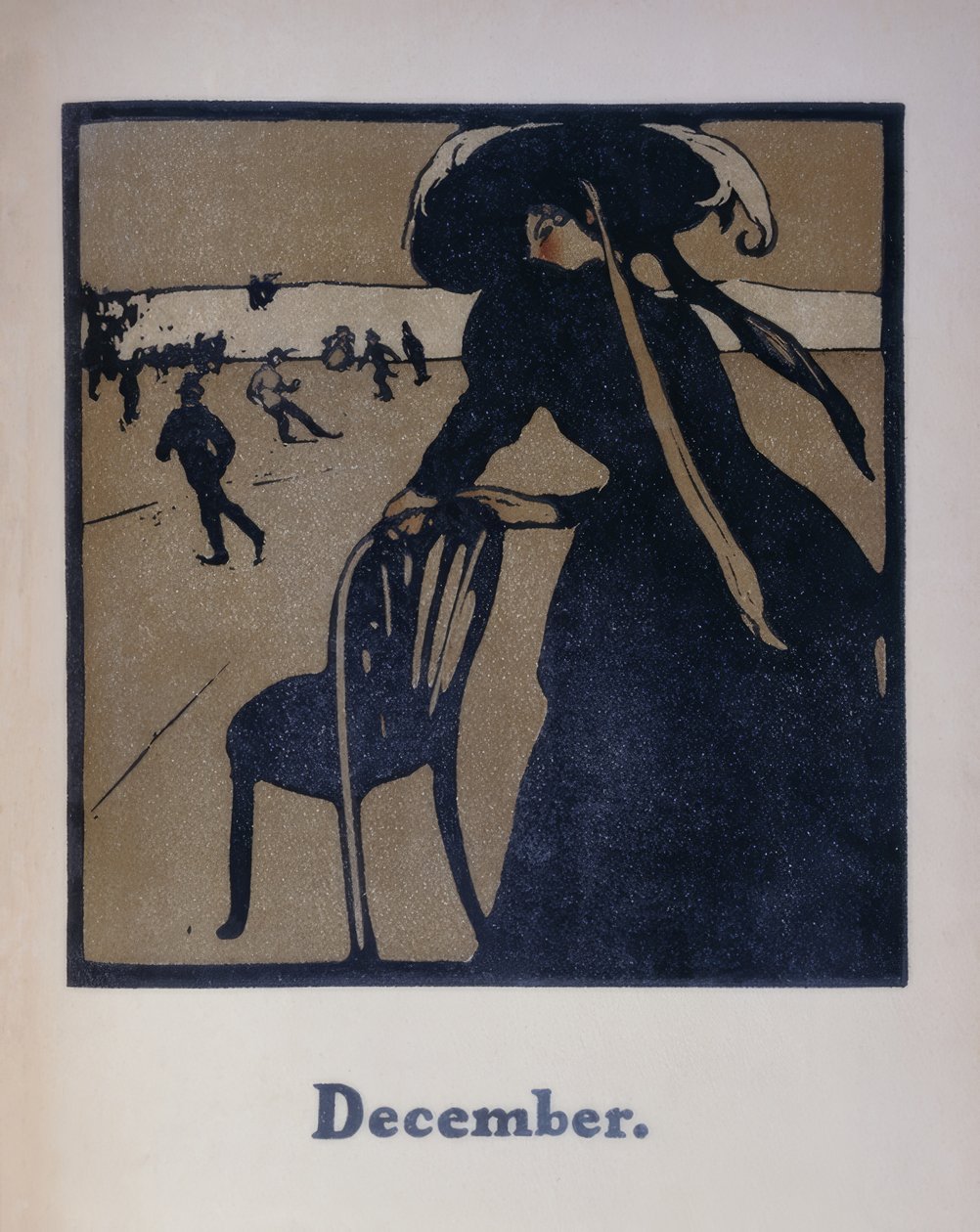 Patinaje sobre hielo de William Nicholson