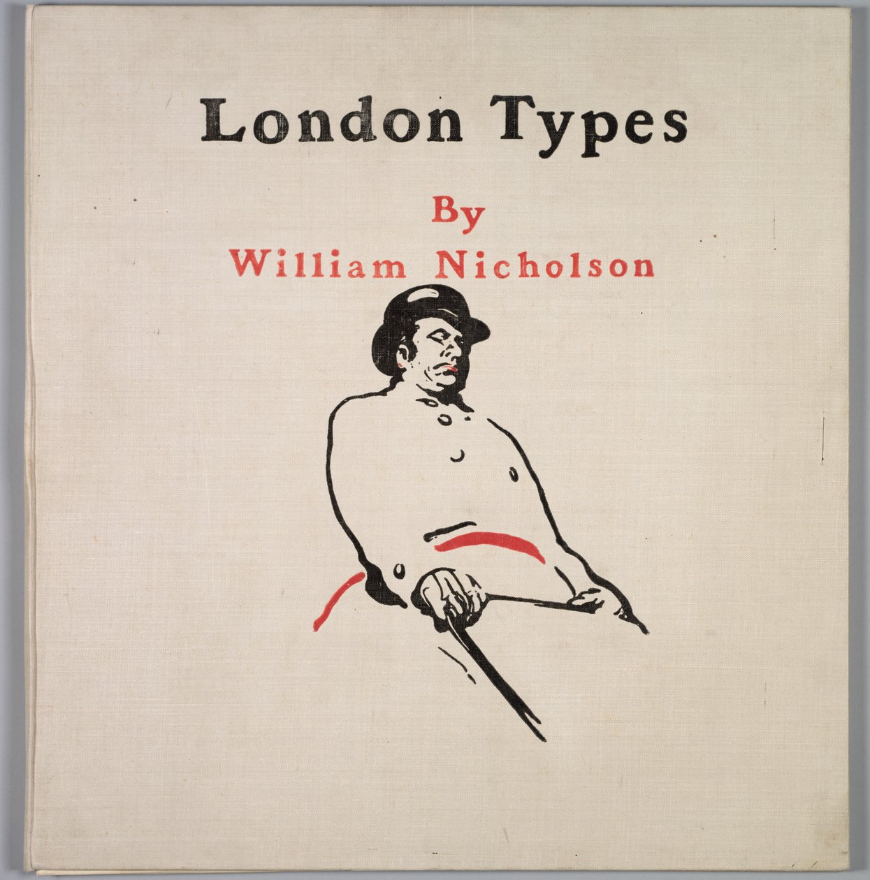 Tipos de Londres: Portada de William Nicholson