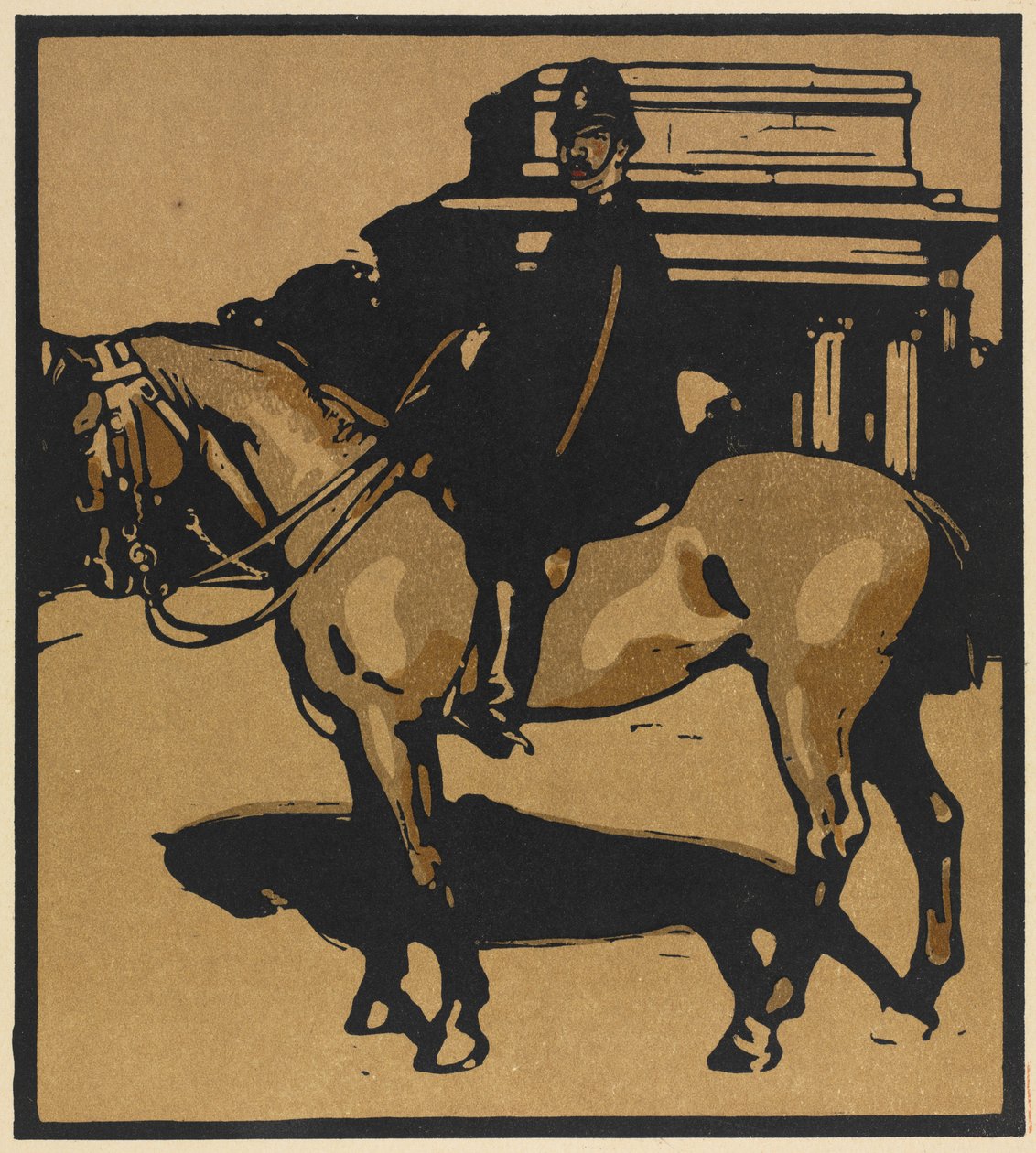Tipos de Londres: Policía (Constitution Hill) de William Nicholson