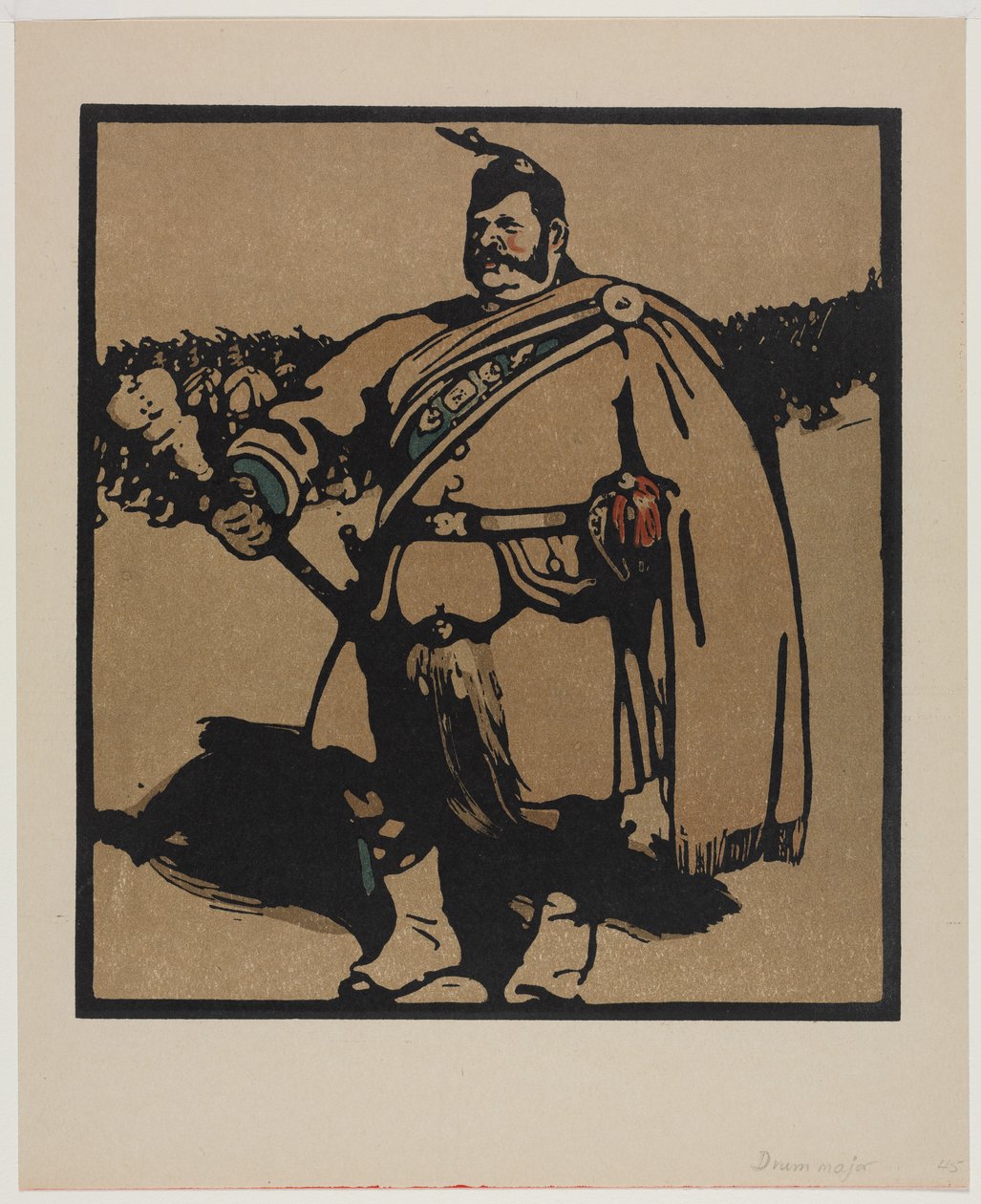 Tipos de Londres: El tambor mayor de William Nicholson