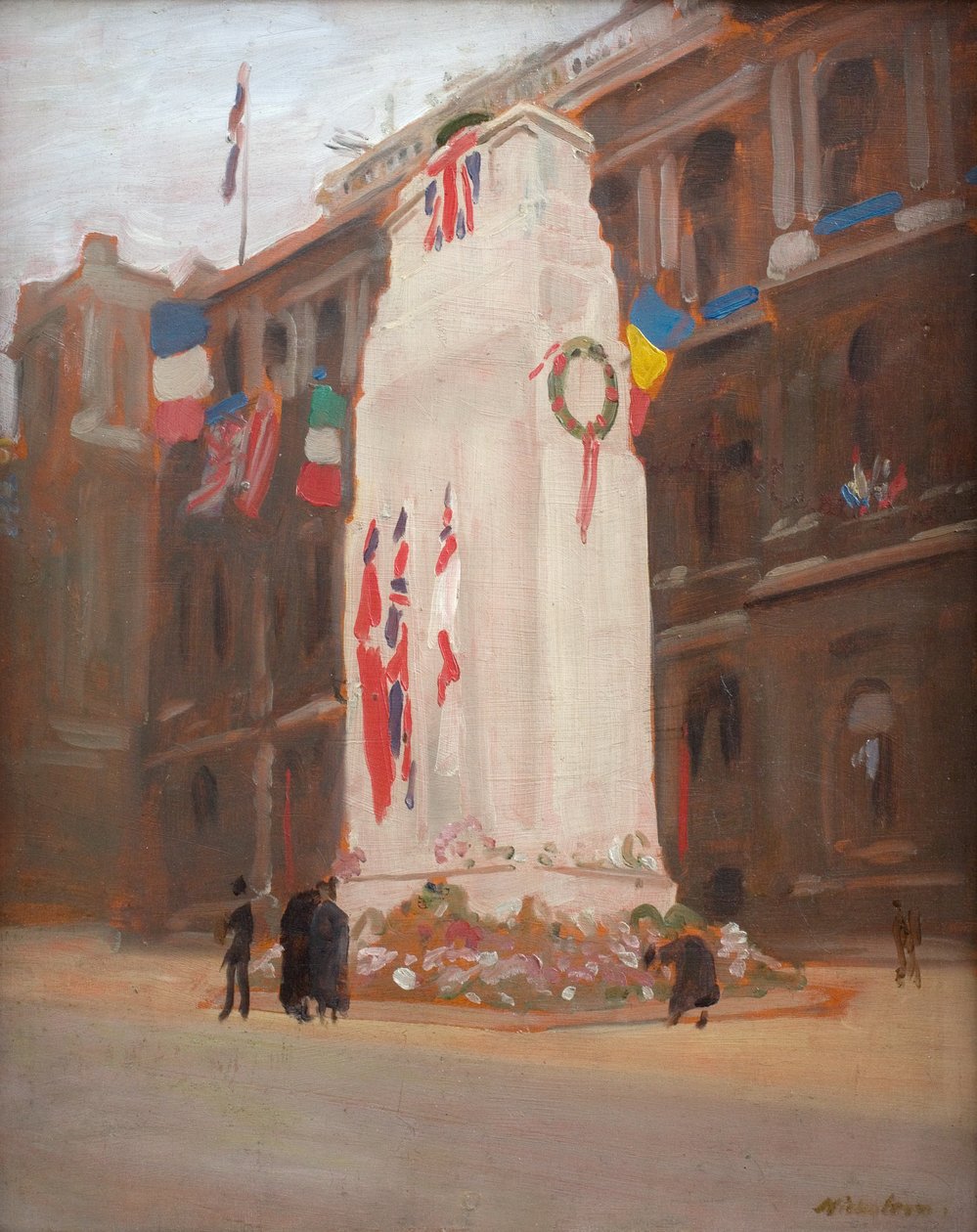 El Cenotafio (Procesión de la Mañana de la Paz) de William Nicholson