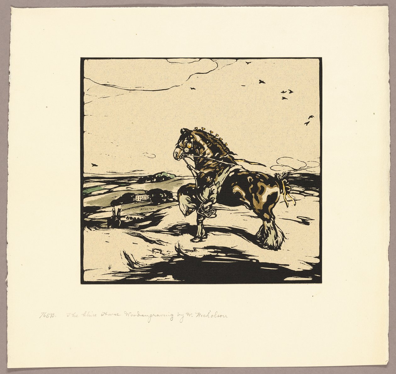 El caballo de Shire de William Nicholson