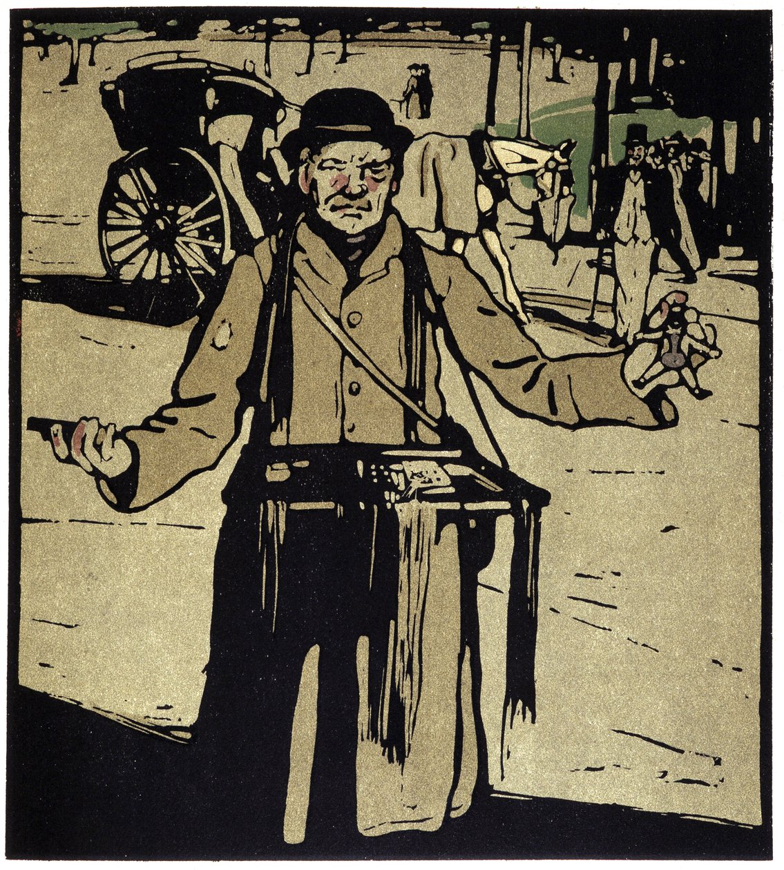 Toy Merchant, Londres - en "Types of London", de William Nicholson (1872-1949), ed Floury de William Nicholson