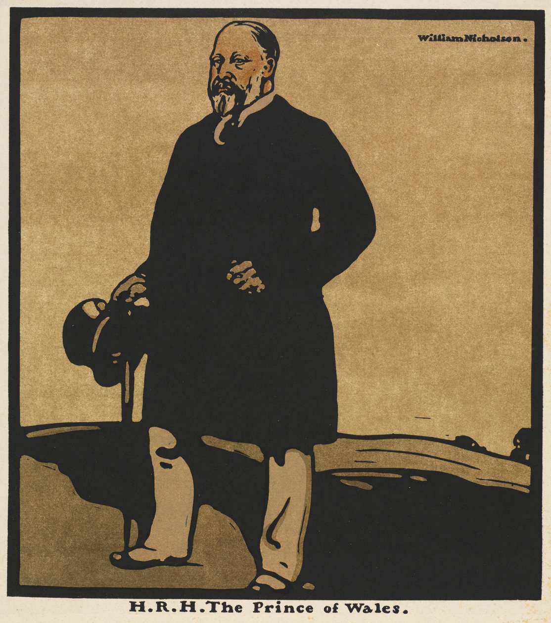 Doce Retratos: S.A.R. el principe de gales de William Nicholson
