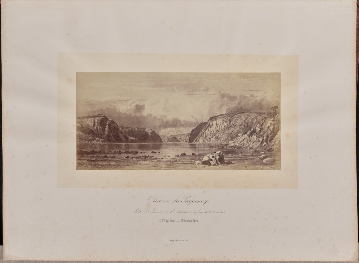 Vista sobre el Saguenay de William Notman