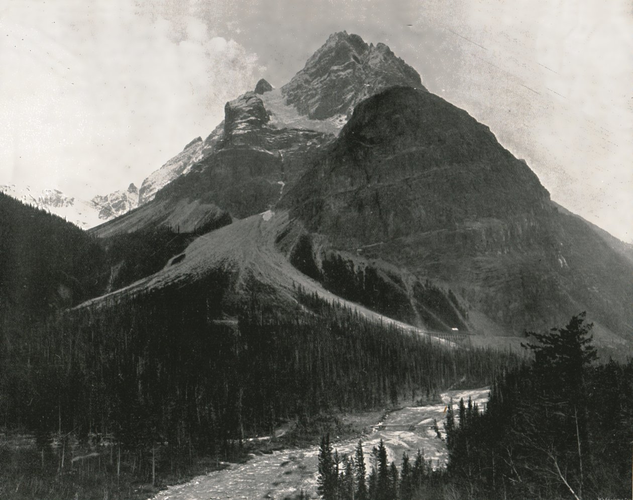 Las Rocosas: Monte Stephen, Canadá, 1895 de William Notman and Son