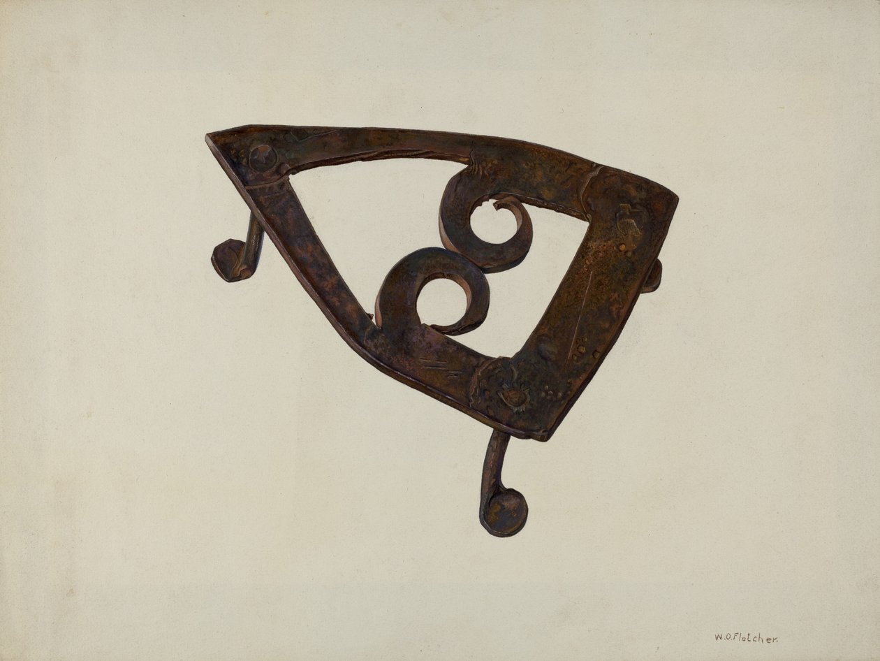 Trébede de hierro, c. 1939 de William O. Fletcher