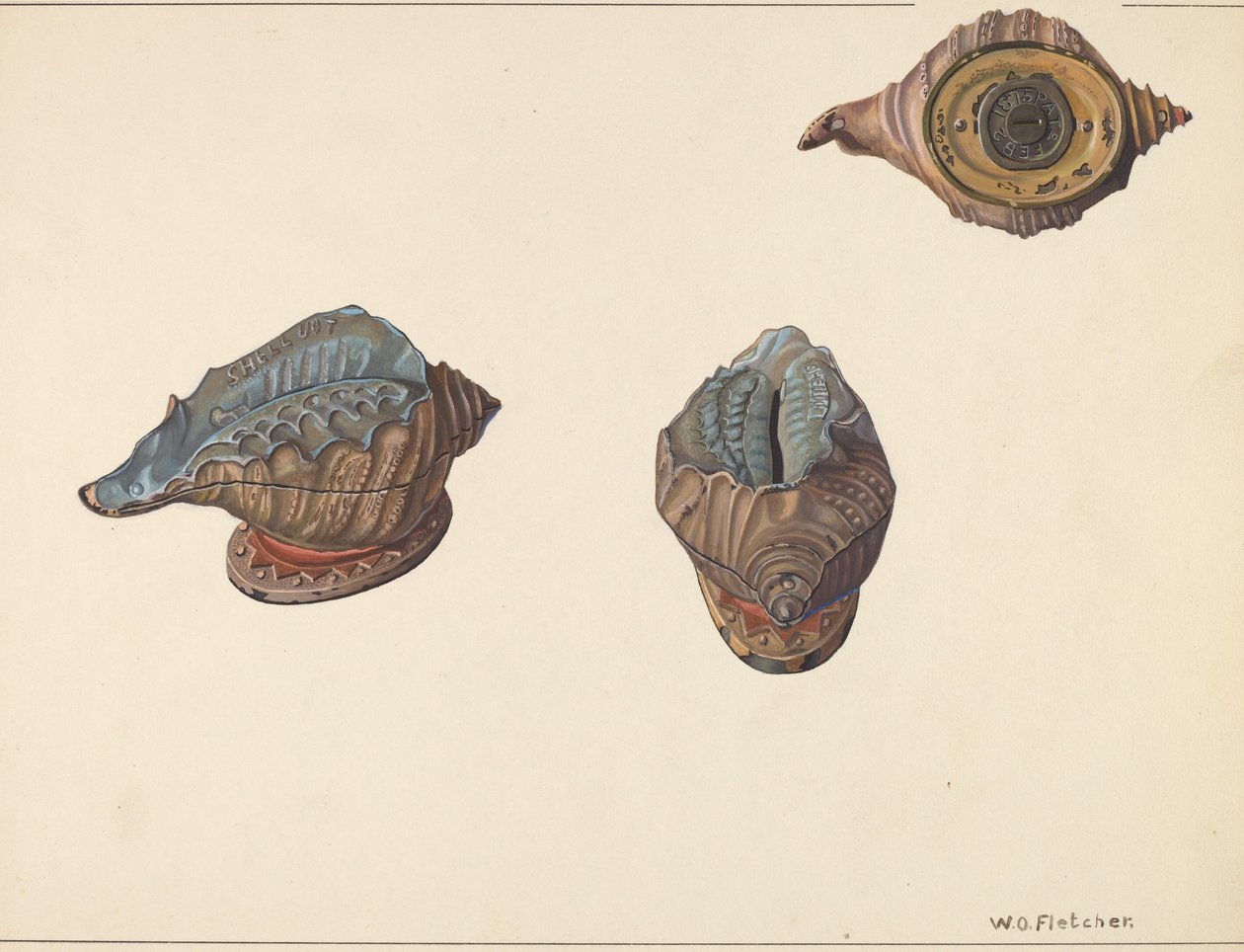 Banco de Conchas, c. 1938 de William O. Fletcher