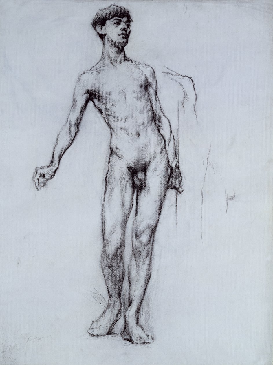 Joven desnudo de William Orpen