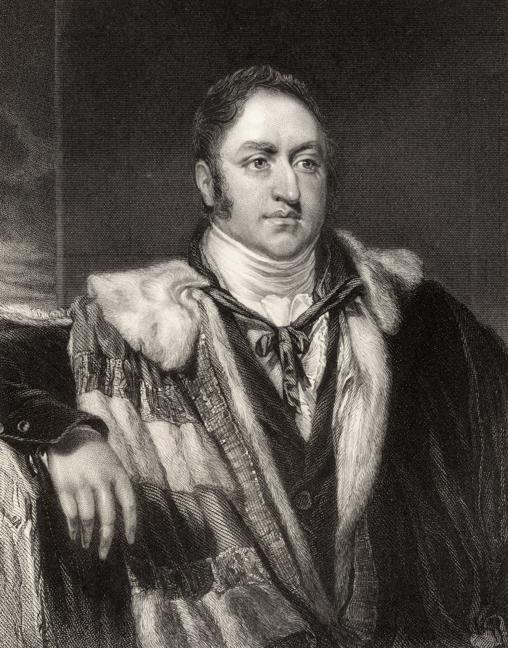 James Walter Grimston, 1er Conde de Verulam, grabado por H. Robinson, de 