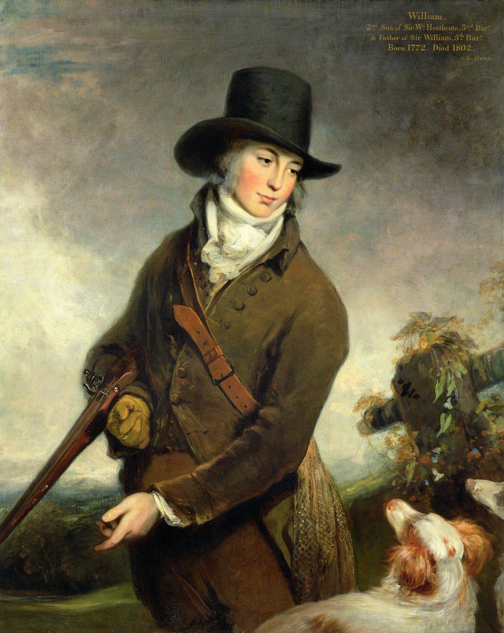 Reverendo William Heathcote (1772-1802) (óleo sobre lienzo) de William Owen