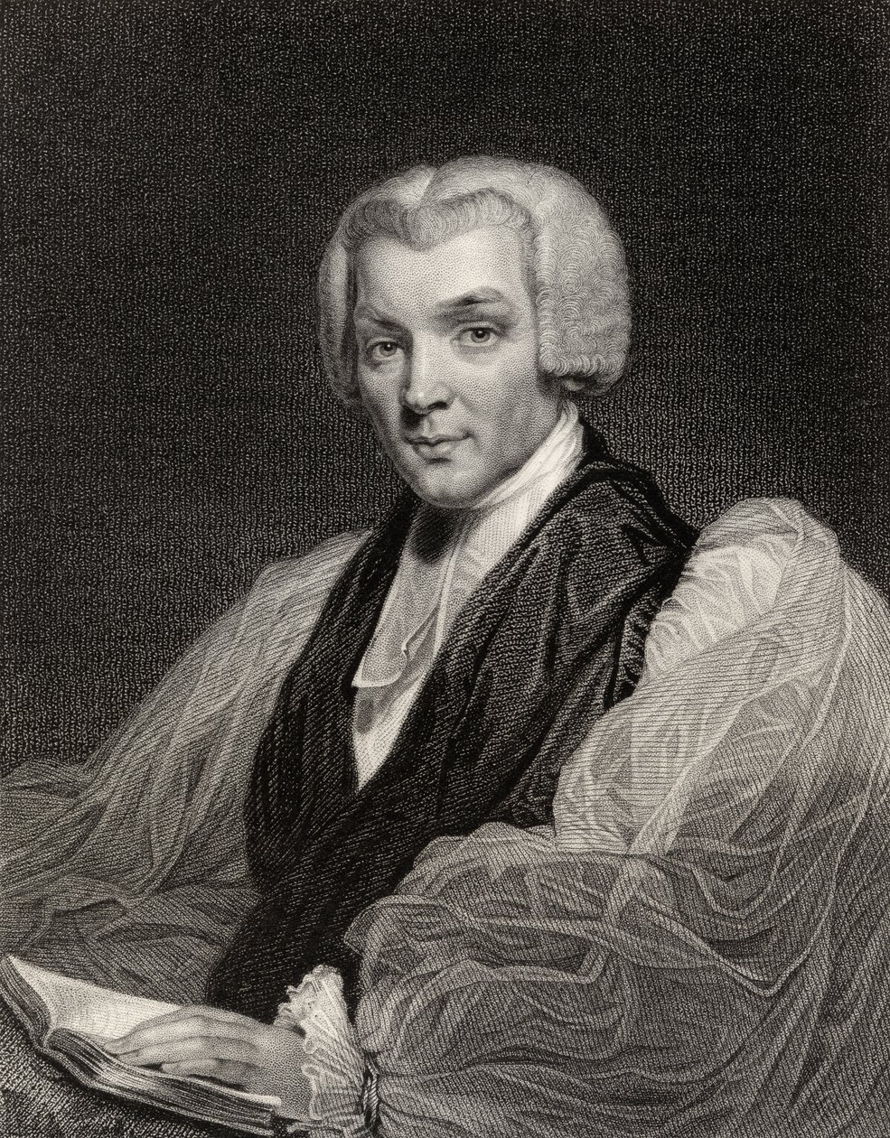William Howley, grabado por W. Holl, de 