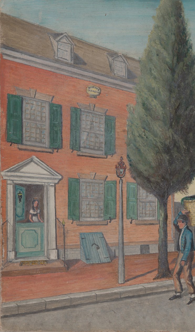 Té Rusk y Casa de ladrillo, 1870s de William P. Chappel