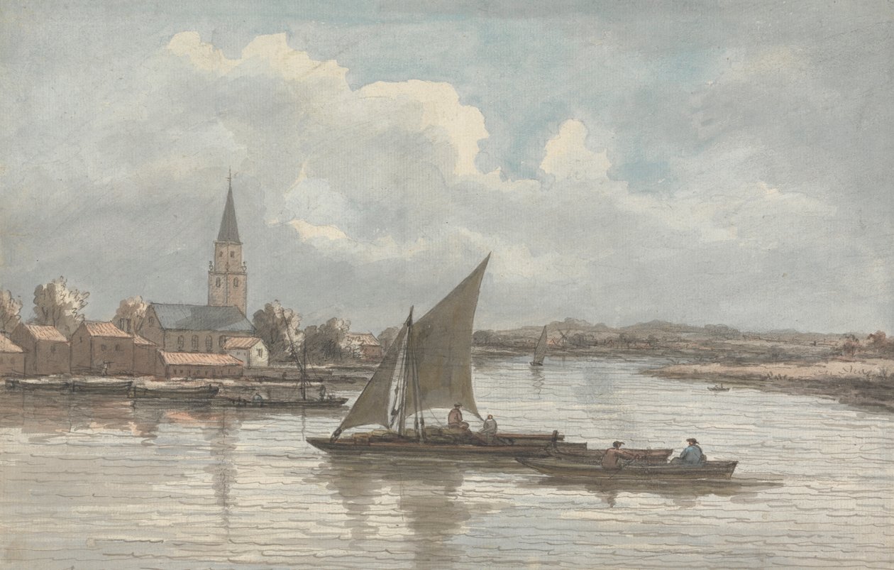 Vista del Támesis en Batersea de William P. Sherlock