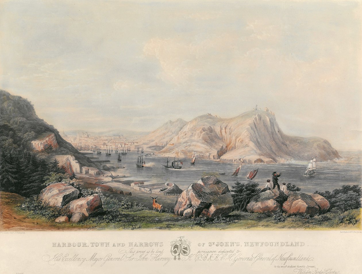 Puerto, ciudad y estrechos de St John