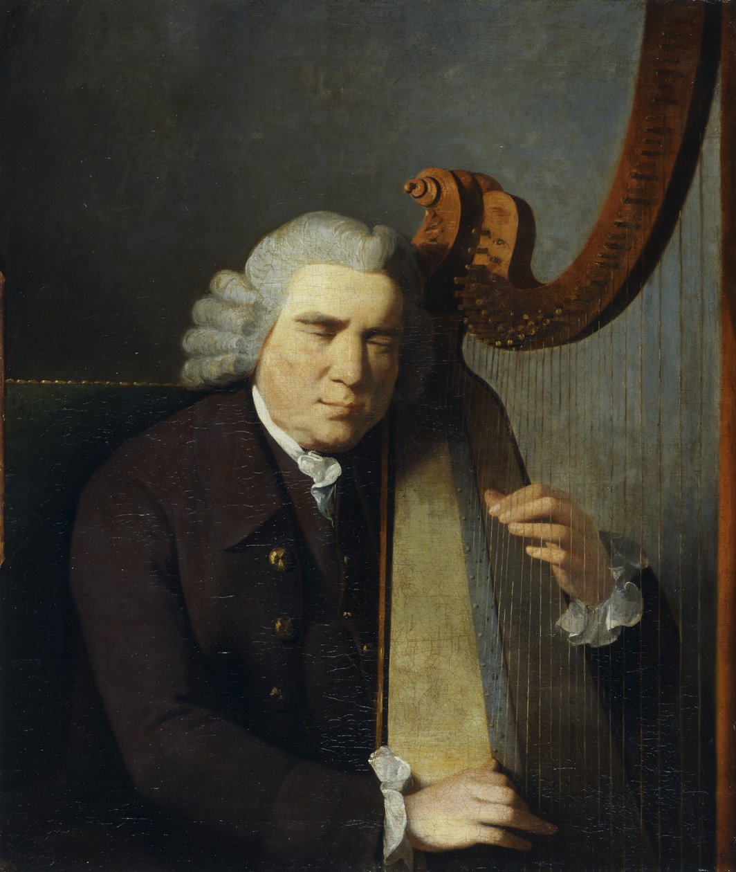 El arpista ciego, John Parry (óleo sobre lienzo) de William Parry