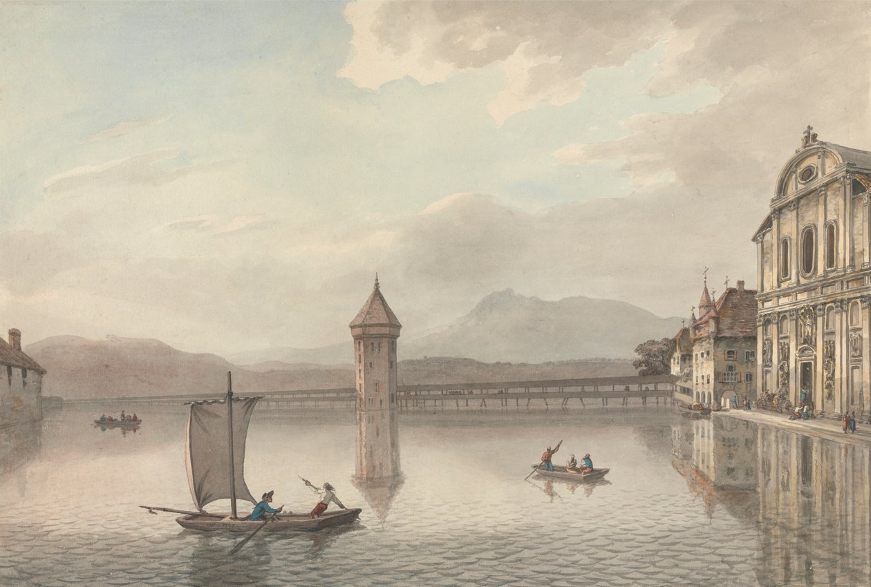 Una vista de Lucerna de William Pars