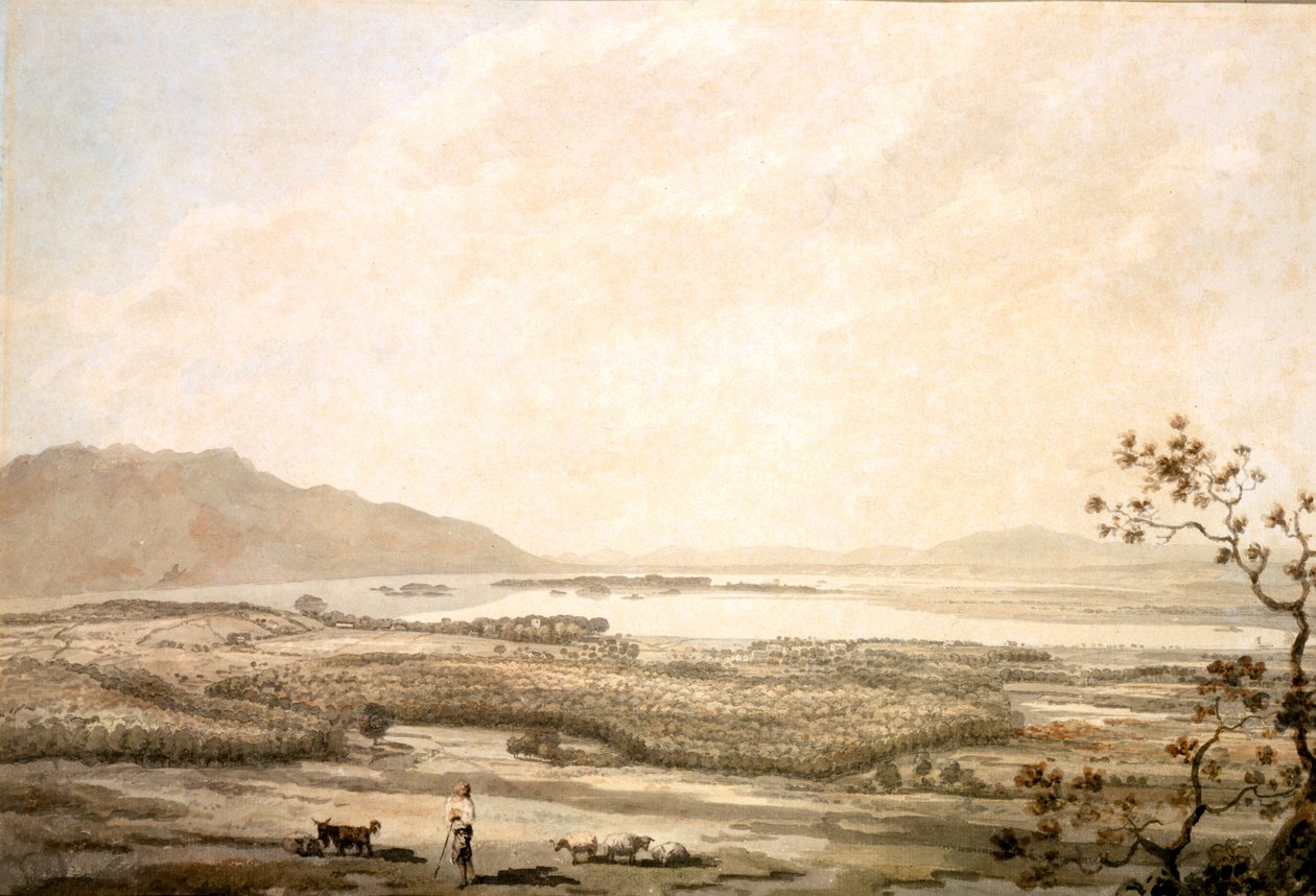 Killarney desde las colinas sobre Muckross de William Pars
