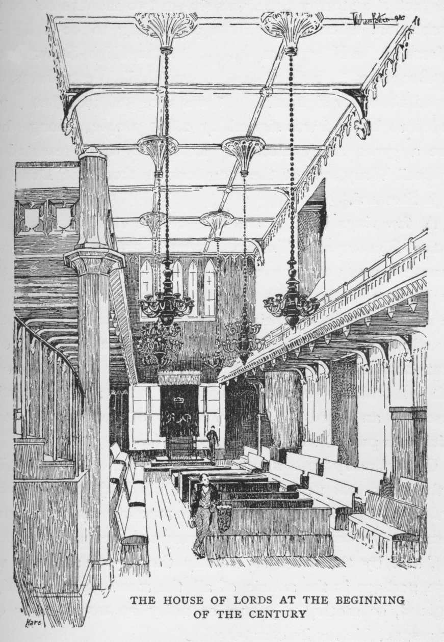 La Cámara de los Lores al comienzo del siglo, c1897 de William Patten