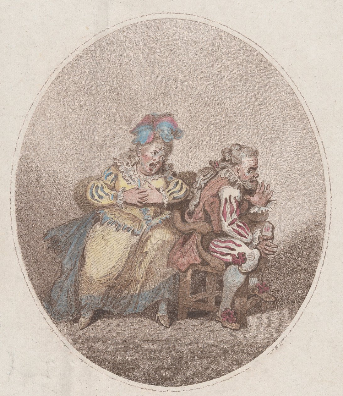 La dueña y el pequeño Isaac, 1 de abril de 1784 de William Paulet Carey
