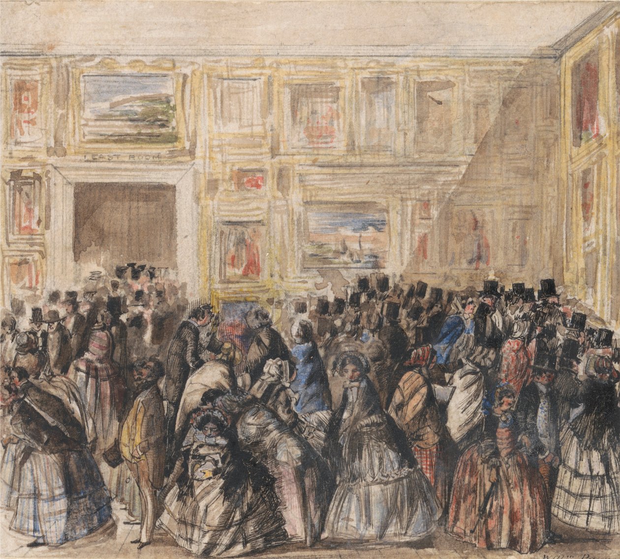 Vista privada de la Royal Academy de William Payne