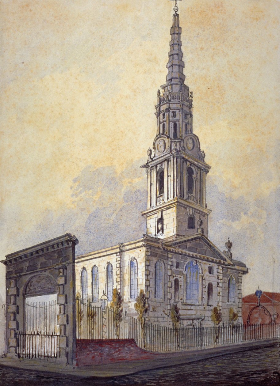 Iglesia de San Giles en los Campos, Holborn, Londres de William Pearson