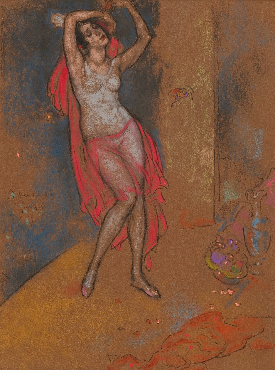 Anna Pavlova en Fantasía Oriental, Chicago, 1915-16 de William Penhallow Henderson