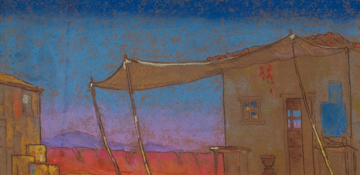Escenografía para obra en un acto de William Vaughn Moody de William Penhallow Henderson