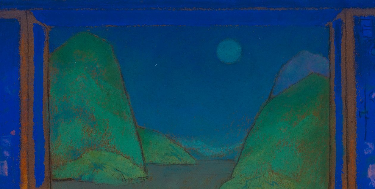 Sea Shore (escenografía de Alicia en el País de las Maravillas, 1915) de William Penhallow Henderson