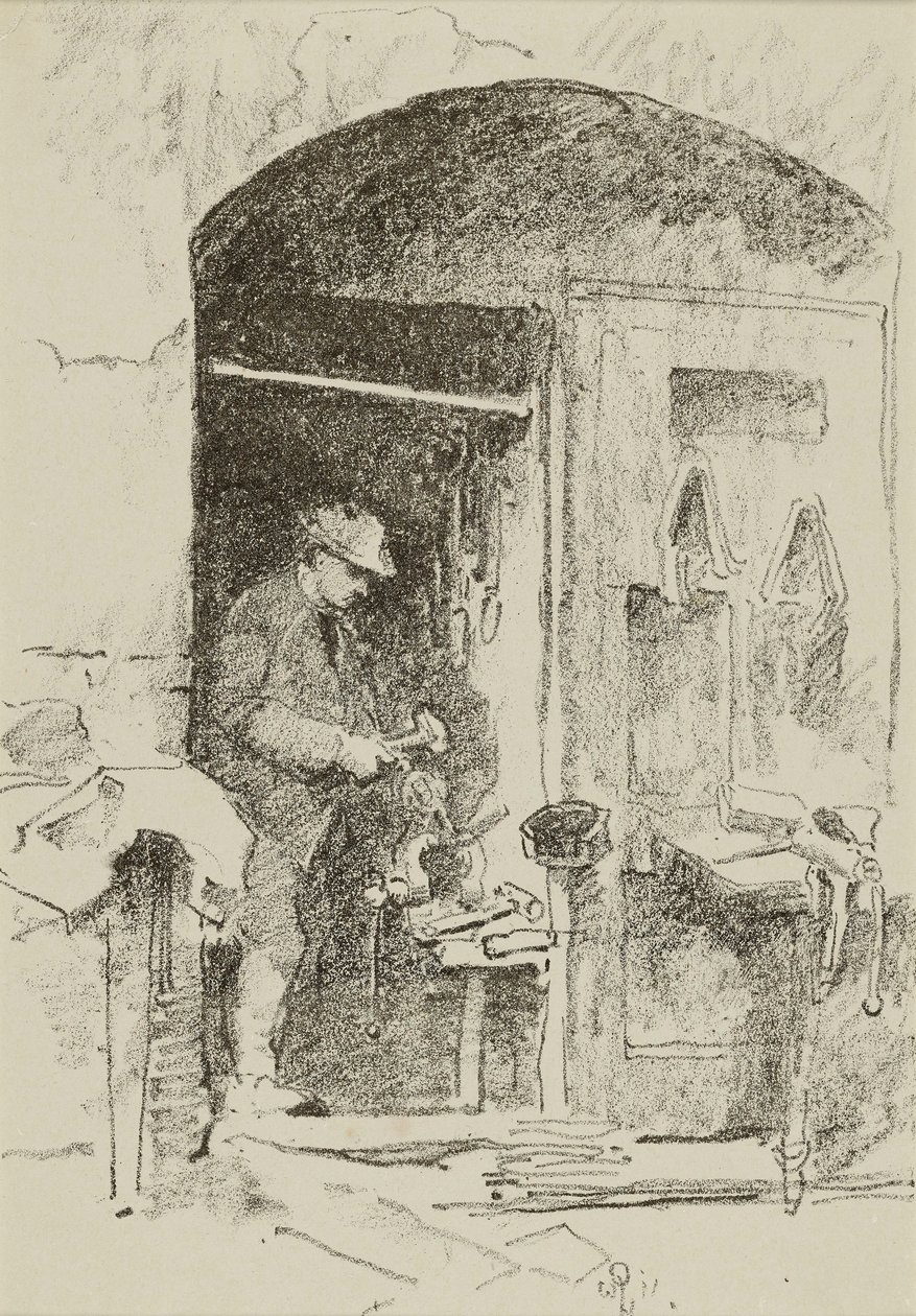 El trabajador de hierro de William Penhallow Henderson