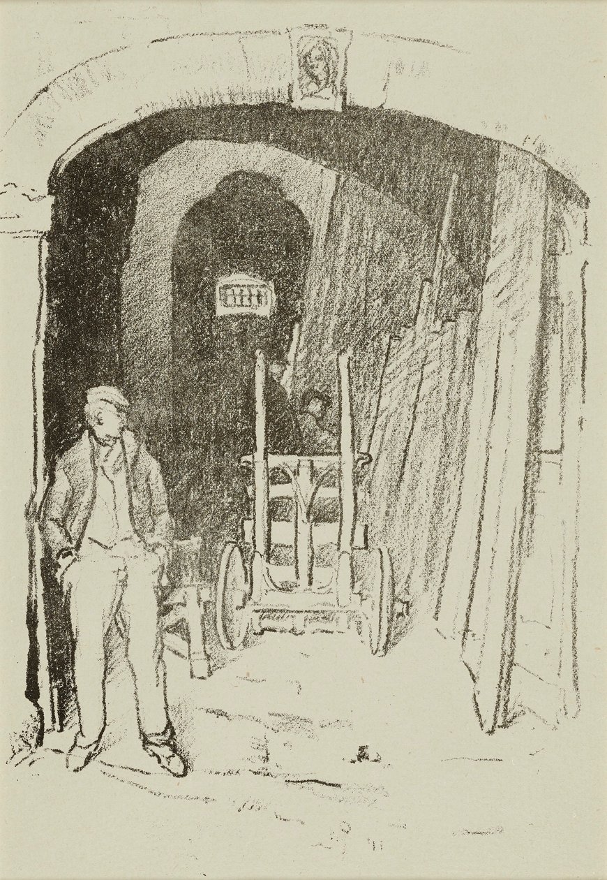 El aserrador de madera de William Penhallow Henderson