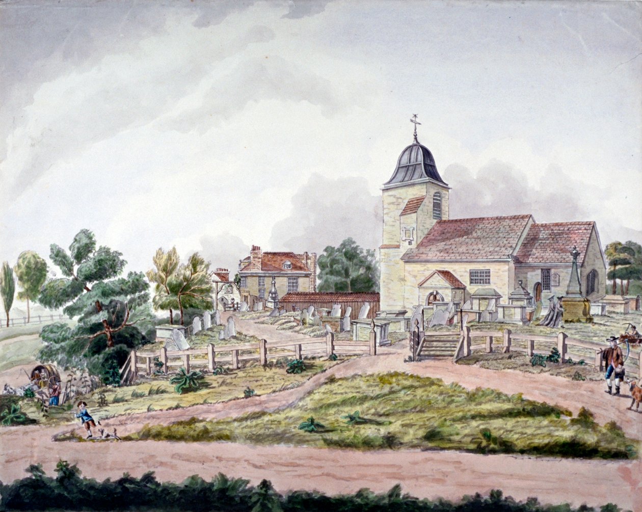 Iglesia de St Pancras Old, Londres de William Pennington